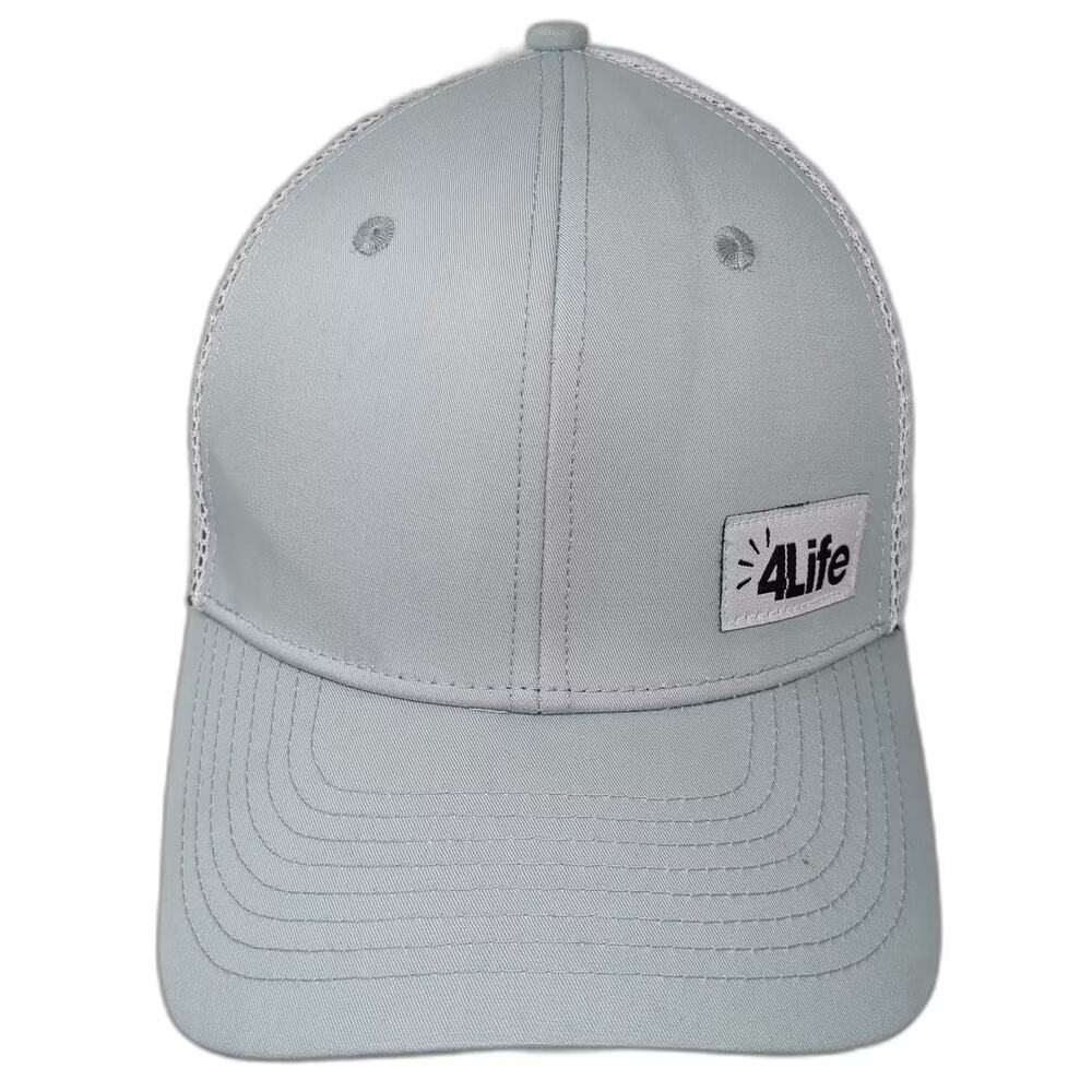 4Life Green Trucker Hat One Size Mesh Snapback Adjustable Embroidered Patch Logo